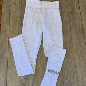 GET IT GIRL HIGH WAIST GREY MARL 7/8 LEGGINGS